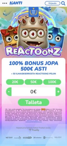MahtiKasino bonus