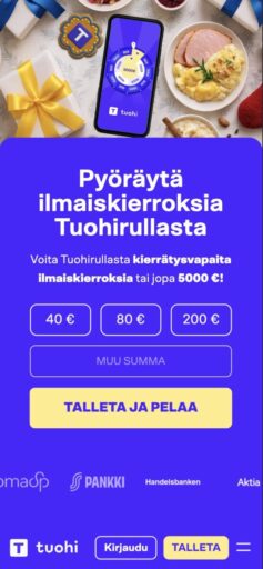 Tuohi talletusbonus