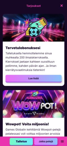 Kanuuna talletusbonus