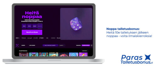 Noppa kasinon 10e talletusbonus